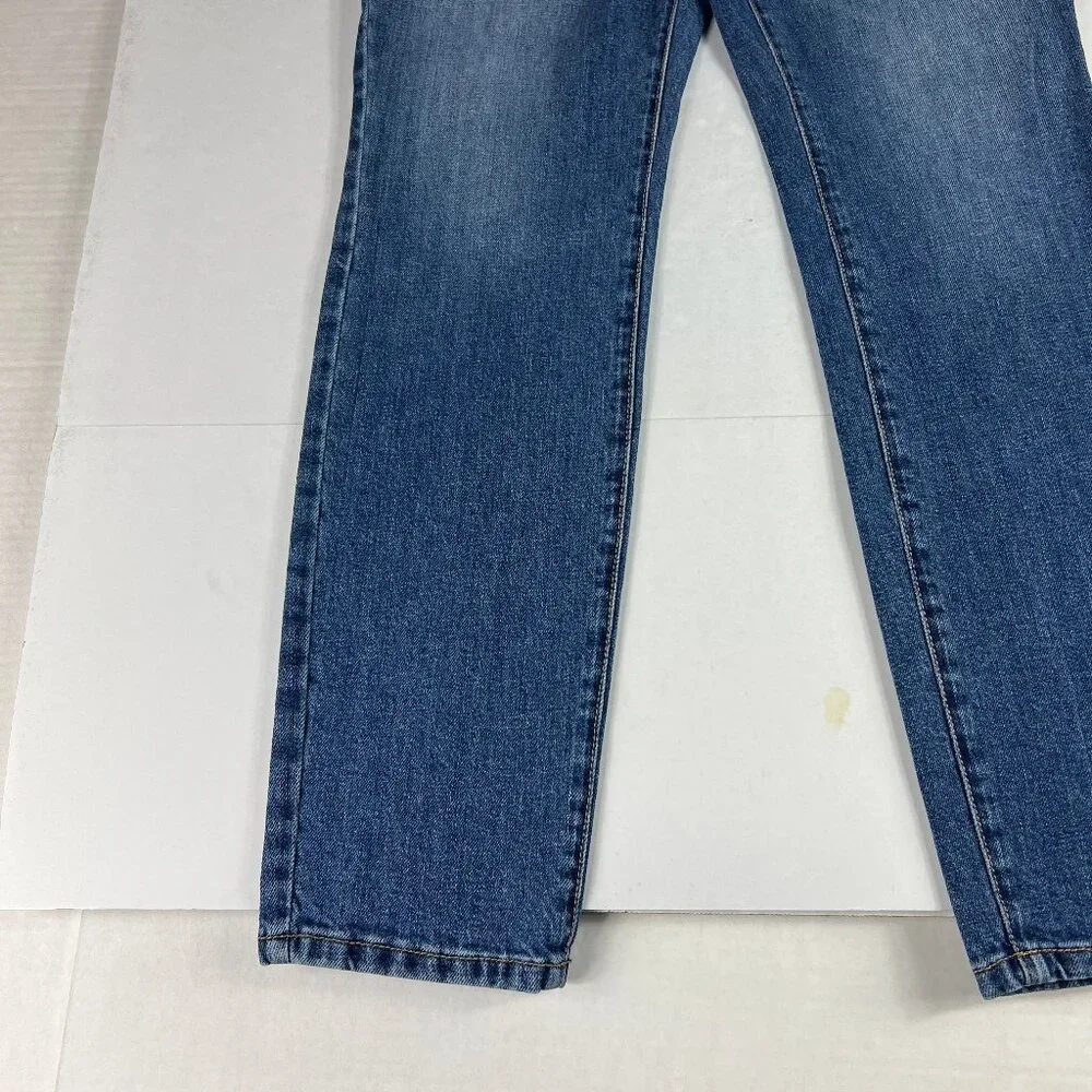 Max Mara Jeans Women's 29x29* Weekend Cropped Cigarette Skinny Blue Denim Tag 8